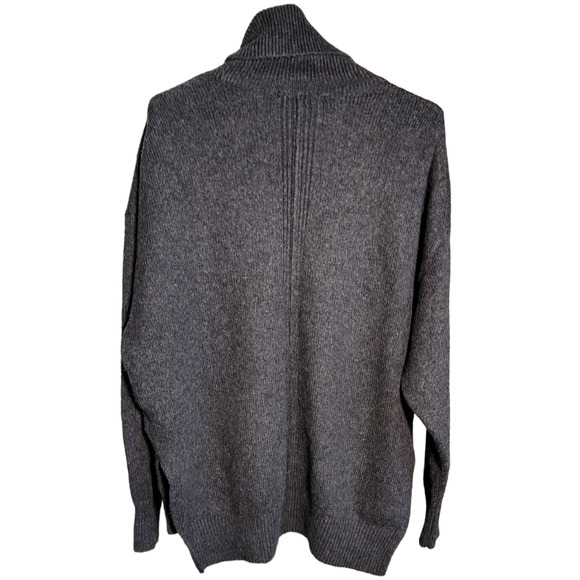 H&M Dark Grey Long sleeve Turtleneck Sweater Size Medium - Picture 2 of 8